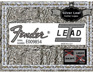 Fender Lead 1 Guitar Decal 101s